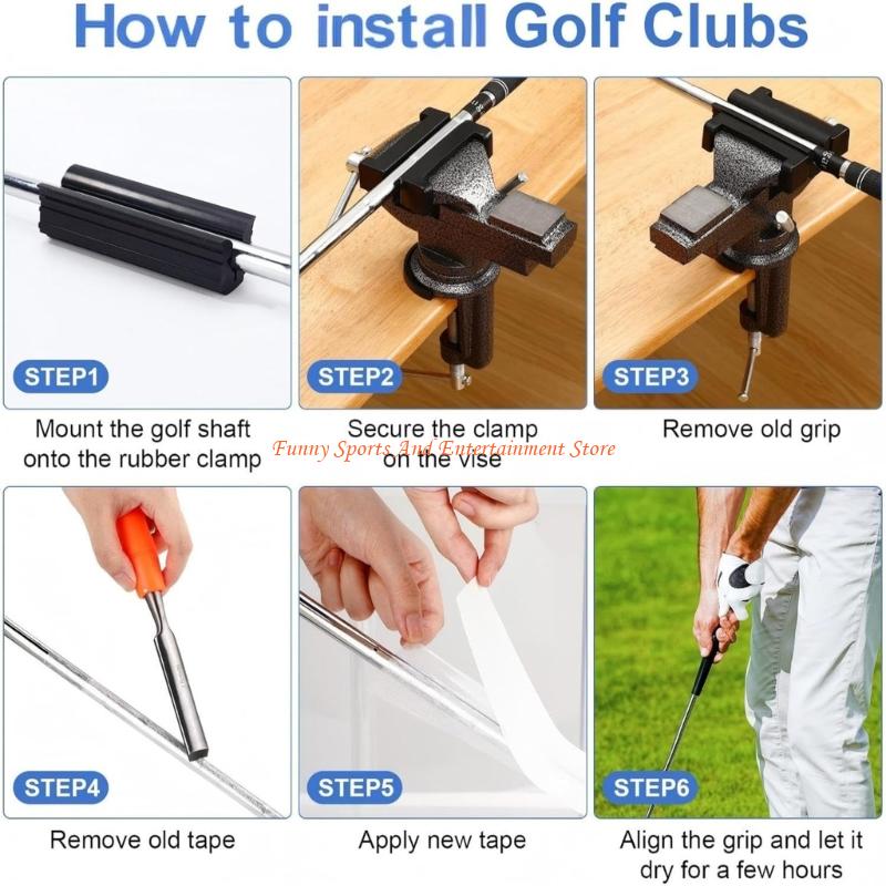 Set Catok Perbaikan Golf C4DE  - Grip Regrip Tape ulasan dan harga