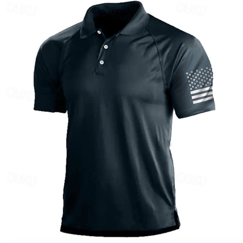 Kaus Polo Pola Bendera AS Gamb - Golf Equipment Cheap ulasan dan harga